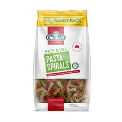 Orgran Orgran Vegetable Rice Spirals Pasta 350g