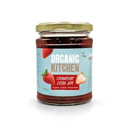 Organic Kitchen Organic Strawberry Extra Fruit Jam 340g