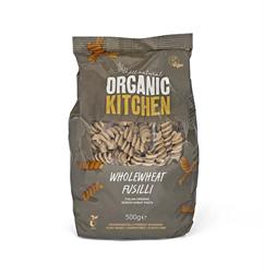 Organic Kitchen Organic Italian Wholewheat Fusilli 500g Plastic Free