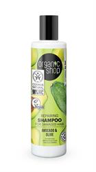 Organic Shop OS Repairing Shampoo for Damaged Hair Avocado&Olive (280ml)
