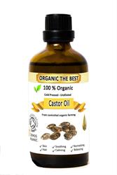 Organic The Best Castor Oil Organic Cold Pressed Undiluted 100ml