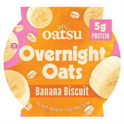 Oatsu Oatsu Banana Biscuit Overnight Oats 160g