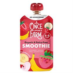 Once Upon a Farm Smoothie Strawberry Banana Apple & Coconut Milk 90g