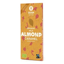 Oxfam Fair Trade Oxfam Fair Trade - ORGANIC Milk Chocolate Almond-Caramel 100g
