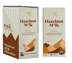 Pico Pico Organic Hazelnut M*lk Chocolate Bar 80g