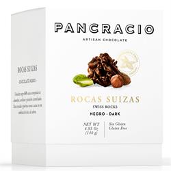 Pancracio Chocolate Swiss Nuts Clusters  - Dark Chocolate Box 140g