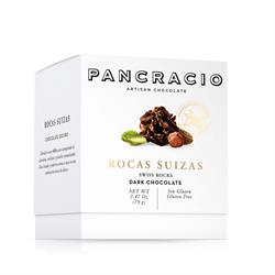 Pancracio Chocolate Dark Swiss Rocks - Mini Box 70g