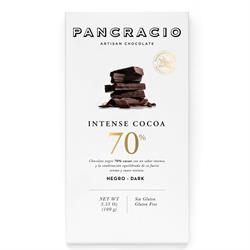 Pancracio Chocolate Intense cocoa 70% - Dark Chocolate Bar 100g