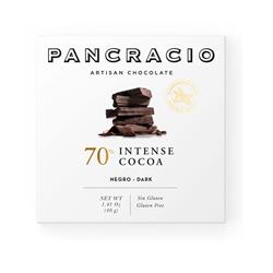 Pancracio Chocolate Intense Cocoa 70% 70% Dark Choc Mini Bar 40g