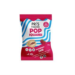 Pris Puddings Pop Squares with Raspberry Jam 44g