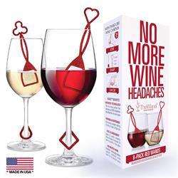 PureWine FREE The Wand Wine Purifier - 8-Pack - Red