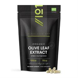 Alpha01 Alpha01 Organic Olive Leaf Extract 7500mg 120 Capsules