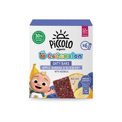 Piccolo Piccolo Organic Apple banana blueberry oaty bar 6 x 23g