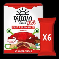 Piccolo Piccolo Organic Fruit & Grain Bar - Strawberry 6x22g