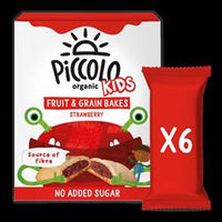 Piccolo Piccolo Organic Fruit & Grain Bar - Strawberry 6x22g
