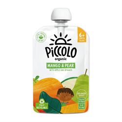 Piccolo Piccolo Organic Mango & Pear with Apple & Spinach Stage 1 100g