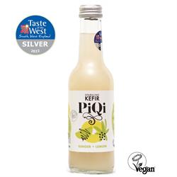 PiQi PiQi Organic Fermented Water Kefir Ginger & Lemon 250ml
