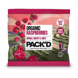 Pack'd Organic Raspberries 300g