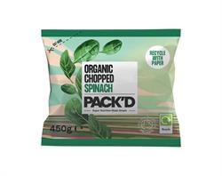 Pack'd Organic Spinach 450g