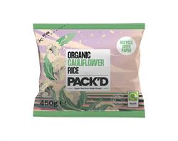 Pack'd Organic Cauliflower Rice 450g