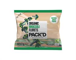 Pack'd Organic Broccoli 450g