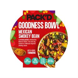 Pack'd Goodness Bowl Mexican Smokey Bean 350g