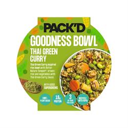 Pack'd Goodness Bowl Thai Green Curry 350g