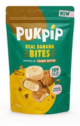 Pukpip Pukpip Real Frozen Banana Bites Dipped in Peanut Butter 172g