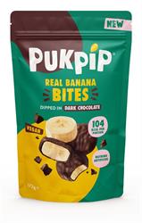 Pukpip Pukpip Real Frozen Banana Bites Dipped in Dark Chocolate 172g