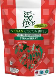 Plamil Vegan Strawberry White Cocoa Bites 108g