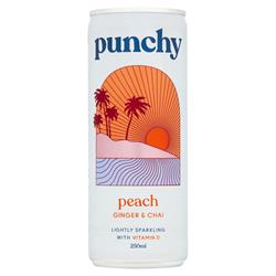 Punchy Drinks Punchy - Peach Ginger & Chai Drink 250ml