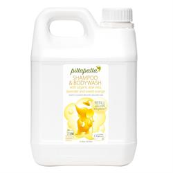 Pitta Patta Shampoo & Bodywash with Organic Aloe Vera Refill 2.5L