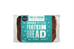 Profusion Profusion Organic Protein Bread - Rye & Flax 250g