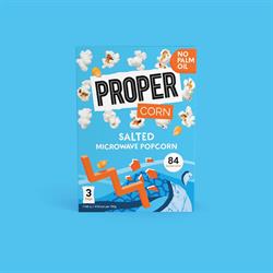 Propercorn Proper Corn Salted Microwaveable Popcorn 3x70g