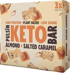 Pulsin Keto Almond & Salted Caramel Multipack 3x30g