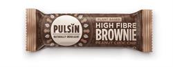 Pulsin Peanut Choc Chip High fibre Brownie 35g