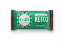 Pulsin Choc Mint & Peanut Keto Bar 50g