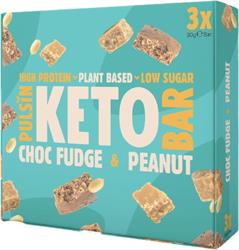 Pulsin Pulsin Keto Choc Fudge Multipack 3x30g