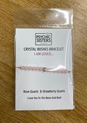 Psychic Sisters I AM LOVED Gemstone Bracelet