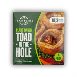 Plantside Plant-Based Toad in the Hole - 4 Sausages 320g