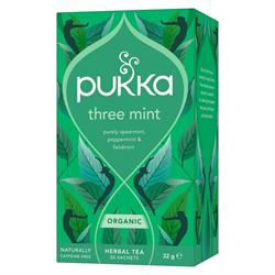 Pukka Herbs Three Mint 20 Bag