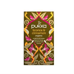 Pukka Herbs Pukka Organic Licorice & Cinnamon Herbal Tea x 20 sachets