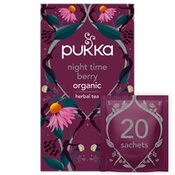 Pukka Herbs Pukka Night Time Berry Organic Herbal Tea 20 sachets