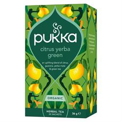 Pukka Herbs Pukka Organic Citrus Yerba Green Mate x 20 Teabags