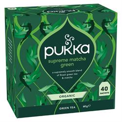 Pukka Herbs Pukka Organic Supreme Matcha Green x 40 Teabags