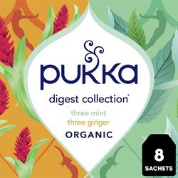 Pukka Herbs Pukka organic Digest Collection trial pack 8 tea bags