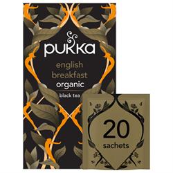 Pukka Herbs Organic English Breakfast 20 tea sachets