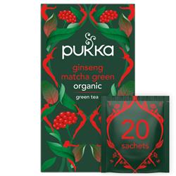 Pukka Herbs Pukka Organic Ginseng Matcha Green Tea 20 Sachet