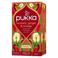 Pukka Herbs Pukka Organic Turmeric Ginger & Orange Active Tea 20 bag