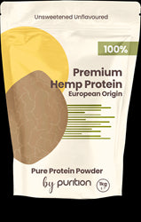 Purition 100% Vegan Hemp Protein Powder European Origin GF Omega 3&6 1kg